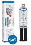Fast-Metal Minutenkleber | Fl&uuml;ssigmetall Epoxidharzklebstoff | 24 ml | grau