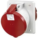 CEE-Anbausteckdose 5p 63A 400V/rt 6h kst IP44 Schraubkl abgew 106x110mm