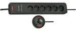 Eco-Line Comfort Switch, Steckdosenleiste 6-fach, Kindersicherung, Fu&szlig;schalter