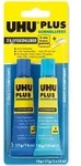 plus Schnellfest 2-K Klebstoff glasklar, universell einsetzbar 35gr Blister