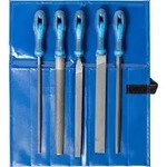 Werkstattfeilen-Set WR 5-tlg. in Rolltasche 250mm Hieb 3 f&uuml;r Feinbearbeitung,