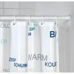 Teleskop-Duschstange 110-185cm, wei&szlig;, ausziehb - wei&szlig;