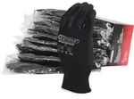 Mikro-Feinstrickhandschuhe-schwarz, Gr&ouml;&szlig;e 9, 12 Paar - schwarz