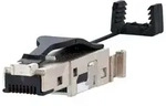 Stecker E-DAT Industry RJ45 field plug black, IP20, Cat. 6