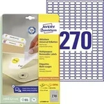 Zweckform L4730REV-25 Universal-Etiketten, abl&ouml;sbar, A4, 17,8 x 10 mm, 30
