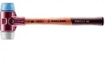 SIMPLEX-Schonhammer, TPE-soft / TPE-mid, mit Tempergussgeh&auml;use und hochwertigem