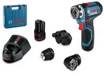 Akku-Bohrschrauber GSR 12V-15 FC, 2 x Akku GBA 12V 2.0Ah, 3 Aufs&auml;tze