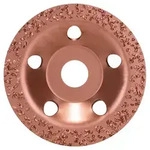 Hartmetalltopfscheibe, 115 x 22,23 mm, grob, flach
