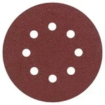 Schleifblatt-Set f&uuml;r Exzenterschleifer, 8 L&ouml;cher, 125 mm, K 80, 25er-Pack