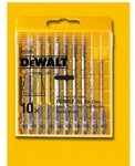 Stichs&auml;gebl&auml;tter-Set DT2290-QZ 10-teilig f&uuml;r Holz