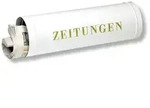 Zeitungsrolle 800 wei&szlig; - wei&szlig;