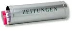 Zeitungsrolle 800 silber - silber