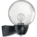 Sensorleuchte 77W AL HV sw mt E27 IP44 k.Betriebsger Gl_klar