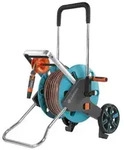 Schlauchwagen CleverRoll M Easy Set, kpl. mit 20m Schlauch, Systemteilen und Spritze