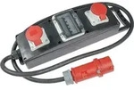 Vollgummi-Steckdosenleiste S10 , 400V/32A/max. 22kW-IP 44-
