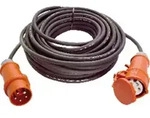 CEE-Verl&auml;ngerung 16A,10m H07RN-F 5G1,5, 400 V, schwarz