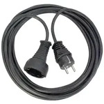 Qualit&auml;ts-Kunststoff-Verl&auml;ngerungskabel 2m H05VV-F 3G1,5 schwarz