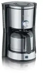 Kaffeemaschine schwarz/Edelstahl, 1l, ca. 8 Tassen, 1000W, KA 4845, Isolierkanne Kaffeemaschine schwarz/Edelstahl, 1l, ca. 8 Tassen, 1000W, KA 4845, Isolierkanne
