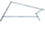 Winkelschablone mit 13 Schienen
