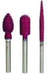 Raspelfr&auml;ser mit Metallnadeln, Nadel &oslash;4 x 19mm, Schaft-&oslash;3,2mm