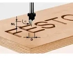 Schriftenfr&auml;ser HS S8 D11/60&deg;