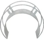 Schlauchhalter Metall 60 cm - silber