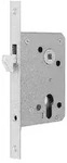 Schiebet&uuml;rschloss 0375, mit Hakenfalle, PZ60/8, D55, F20 x 205 k&auml;ntig, NiSi