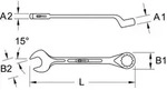 Ringmaulschl&uuml;ssel, gekr&ouml;pft, 36mm