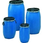 Weithalsfass 60 Liter 640mm hoch blau