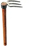 H&auml;ckchen mit 3 Zinken, mit Stiel 40cm lang