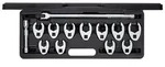 R68003013 Kr&auml;henfu&szlig;steckschl&uuml;ssel-Satz 1/2" 20-32 13-teilig - rot