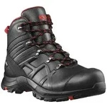 Sicherheitsstiefel BLACK EAGLE Safety 54 mid, S3, schwarz/rot, Gr&ouml;&szlig;e UK 8.0 / EU 42