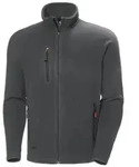 Jacke Oxford, Fleece, Größe S, grau - grau - S