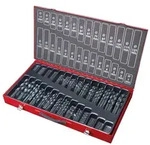 HSS-R Spiralbohrer-Satz, 230-teilig, 1-13mm - schwarz