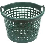Gartenkorb 25 kg, Kunststoff, rund - gr&uuml;n