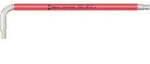 3950 SPKL Multicolour Winkelschl&uuml;ssel, metrisch, Edelstahl, 6 x 172mm - rot