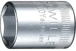 1/4" (6,3mm) Steckschl&uuml;sseleinsatz 6-kant SW.8mm L.23mm