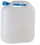 Wasserkan. 22l Falt.ba.-Ausl.r. HDPE nat. bruchsi 190x370x440mm Gew.38mm