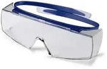 Schutzbrille super OTG farblos supravision sapphire navy blau - blau