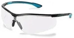 Schutzbrille sportstyle farblos supravision extreme schwarz/petrol - schwarz/klar