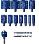 EXPERT Tough Material Lochs&auml;ge-Set, 20/22/25/32/35/40/44/51/60/68/76 mm, 14-tlg.