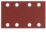 Schleifblatt C430, 80 x 133 mm, 80, 8 L&ouml;cher, Klett, 10er-Pack
