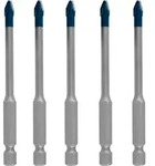 EXPERT HEX-9 HardCeramic Dachziegel-Bohrer-Set, 5 mm, 5-tlg.