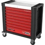 PERFORMANCEplus P25 SCHWARZ/ROT Werkstattwagen mit 8 Schubladen