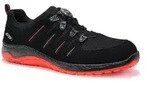 Sicherheitshalbschuh MADDOX BOA&reg; black-red Low ESD S3S, Gr. 42 - schwarz - 42