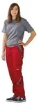 Damen Bundhose rot/schiefer/schwarz, Gr&ouml;&szlig;e 38 - rot/grau - 38