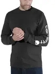 Herren T-Shirt SLEEVE LOGO T-SHIRT L/S, schwarz, Gr&ouml;&szlig;e XXL - schwarz - XXL