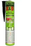 K+D Karosserie Kleb- Dichtmasse, schwarz,310ml - schwarz
