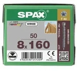 Zylinderkopf-Holzbauschraube Stahl WIROX CUT-Spitze VG T-STAR plus, &oslash;8 x 120