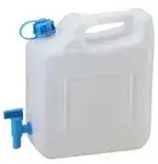 Wasserkan. 12l Ablassh. HDPE nat. bruchsi 160x333,5x331,5mm Gew.38mm